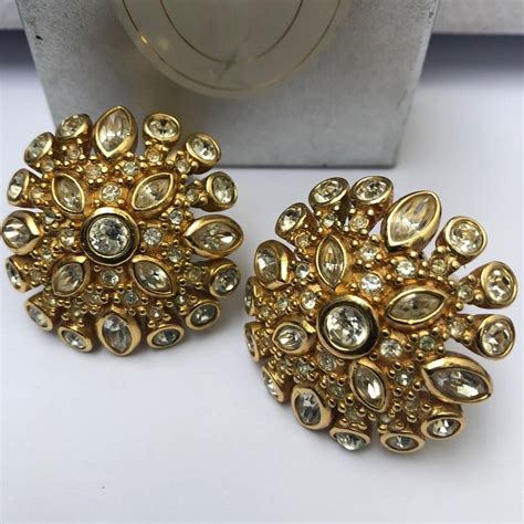 women's dior earrings|vintage dior earrings.